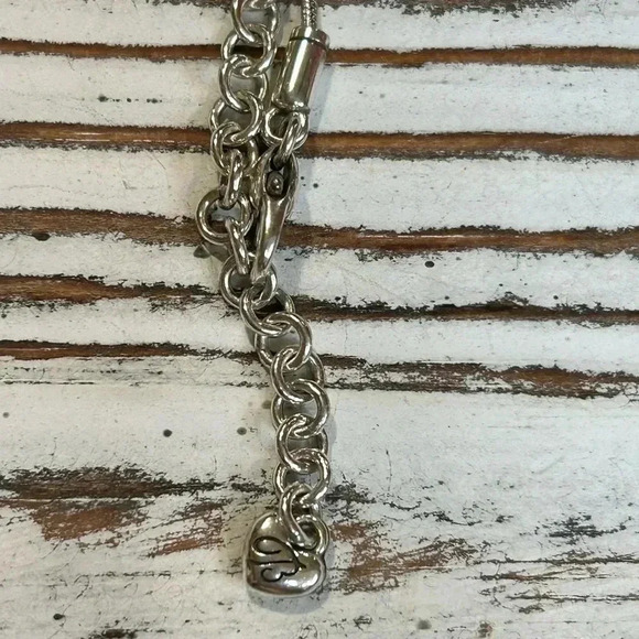 Brighton Twinkle Necklace with Silver Roped Accent Crystal - Picture 7 of 8